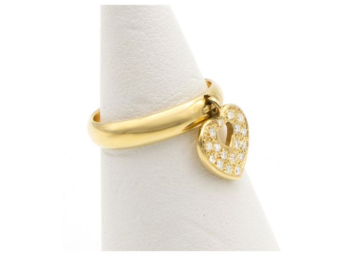 Poiray Ring "Coeur Secret". Golden - Ansicht 4