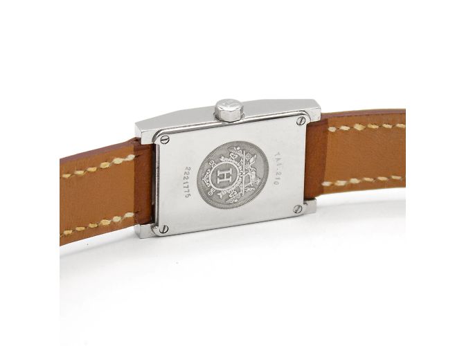 Reloj de pulsera Hermès Tandem en acero Plata - vista 7