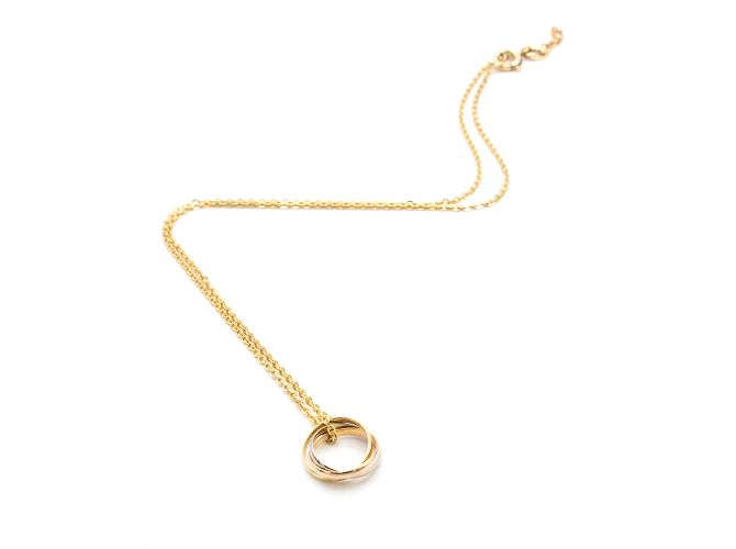 Collier Trinity de Cartier. Doré - vue 3