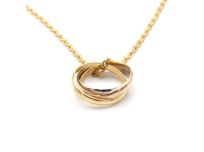 Collier Trinity de Cartier. Doré - vue 5