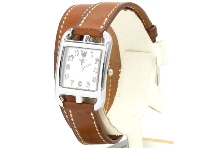 Damenarmbanduhr Hermès "Cape Cod" Modell CC1.210 Silber - Ansicht 2