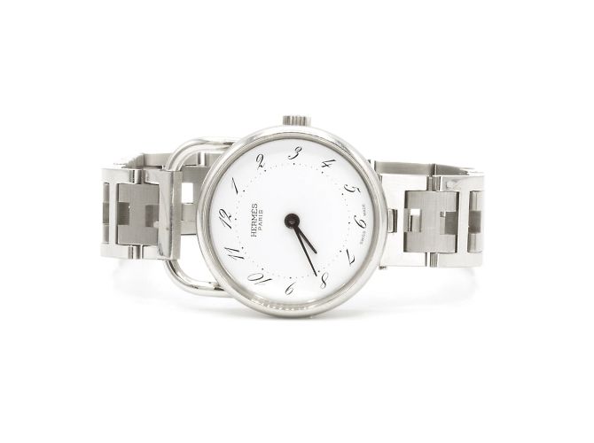 Reloj Hermès Arceau de acero 25 mm Plata - vista 3