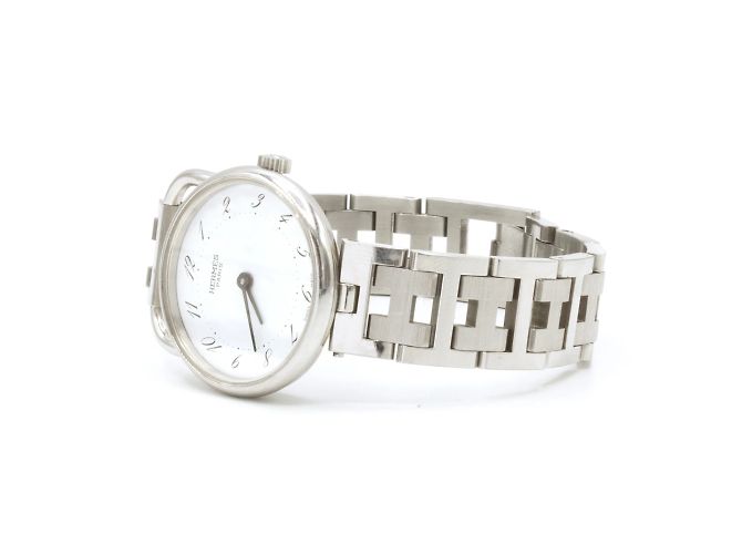Reloj Hermès Arceau de acero 25 mm Plata - vista 4