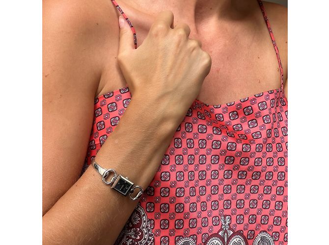 Sehr schöne Gucci-Uhr Modell 120 SST Silber - Ansicht 6
