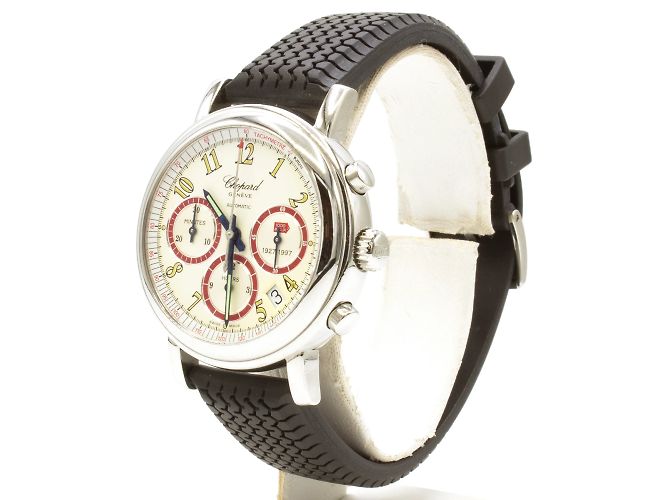 Chopard Mille Miglia watch, automatic chronograph in stainless steel, limited edition 50th anniversa - view 2