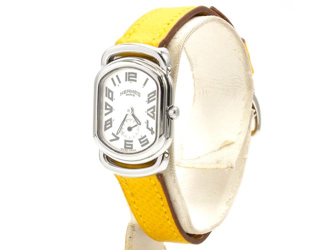 Hermès Rallye RA2.210 (PM / modello piccolo) per donne. Argento - vista 2