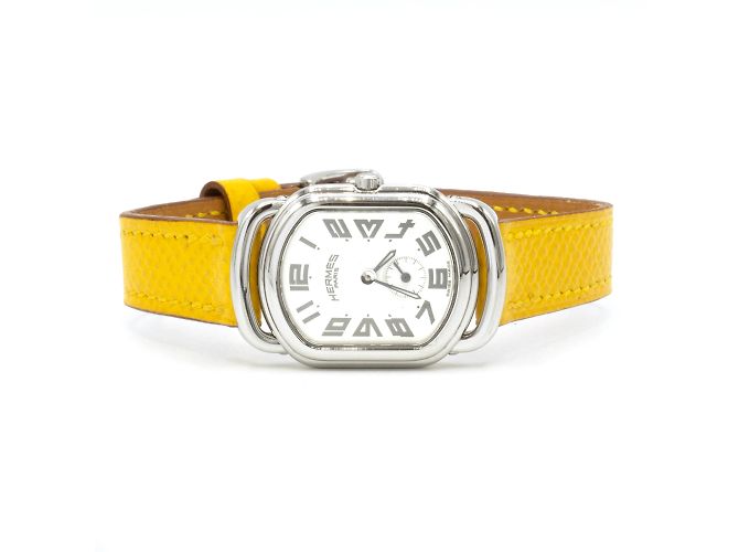 Hermès Rallye RA2.210 (PM / modello piccolo) per donne. Argento - vista 3