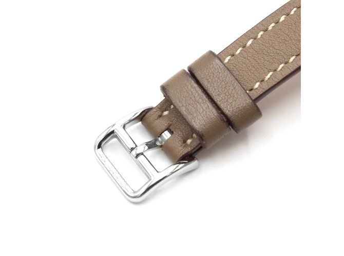 Hermès Sellier Uhr. Silber - Ansicht 5