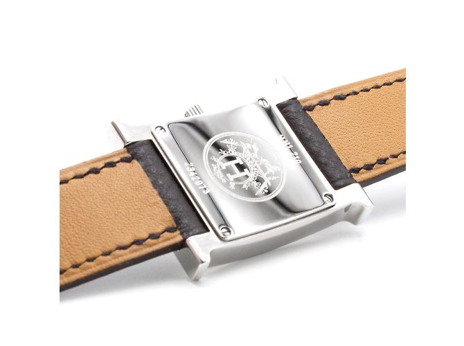 Hermès Heure H Uhr, Modell HH1.210. Silber - Ansicht 4