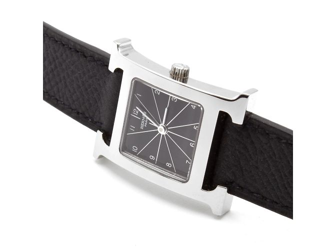 Hermès Heure H Uhr, Modell HH1.210. Silber - Ansicht 5
