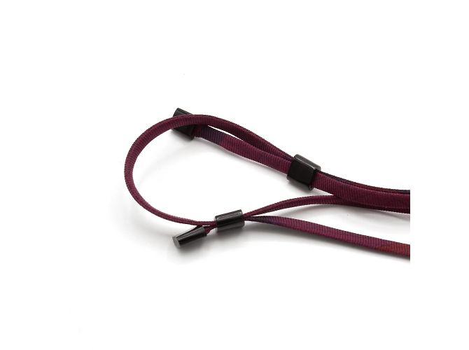 Collana Hermès Karamba anelli in corno di bufalo blu bordeaux verde Multicolore - vista 6
