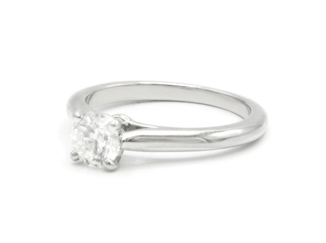 Cartier-Ring, Modell 'Solitaire 1895'. Silber - Ansicht 2
