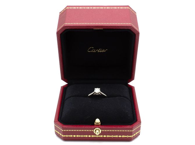 Cartier-Ring, Modell 'Solitaire 1895'. Silber - Ansicht 4