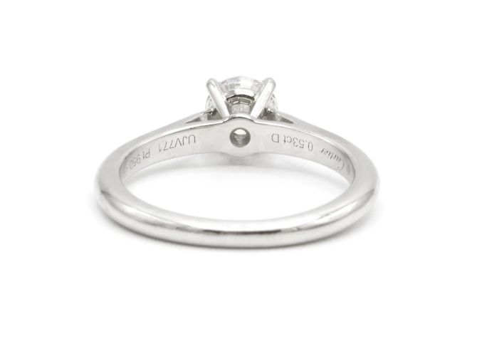 Cartier-Ring, Modell 'Solitaire 1895'. Silber - Ansicht 6