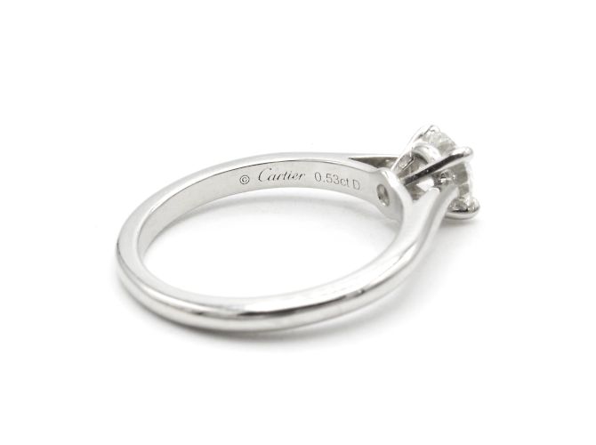 Cartier-Ring, Modell 'Solitaire 1895'. Silber - Ansicht 7