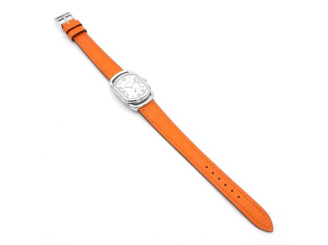 Orologio Hermès, modello Rallye RA2.210 (PM / modello piccolo) per donne. Argento - vista 5