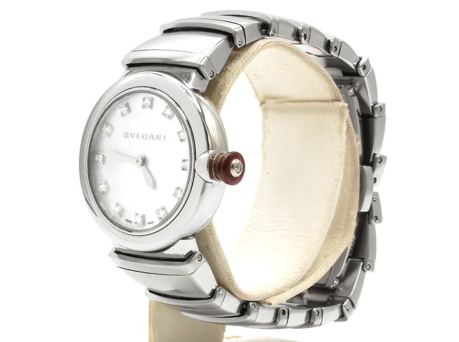 Bulgari Lucea Uhr aus Stahl Silber - Ansicht 2