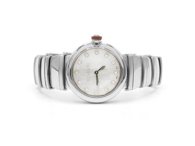 Bulgari Lucea Uhr aus Stahl Silber - Ansicht 3