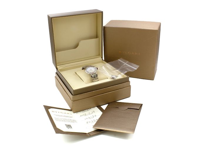 Bulgari Lucea Uhr aus Stahl Silber - Ansicht 4