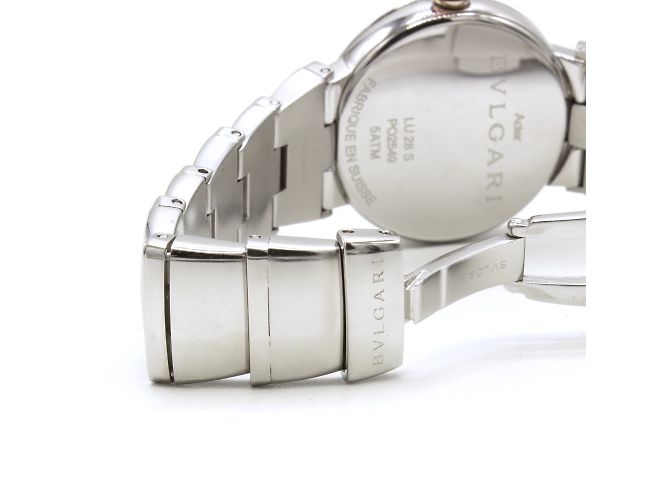 Bulgari Lucea Uhr aus Stahl Silber - Ansicht 6