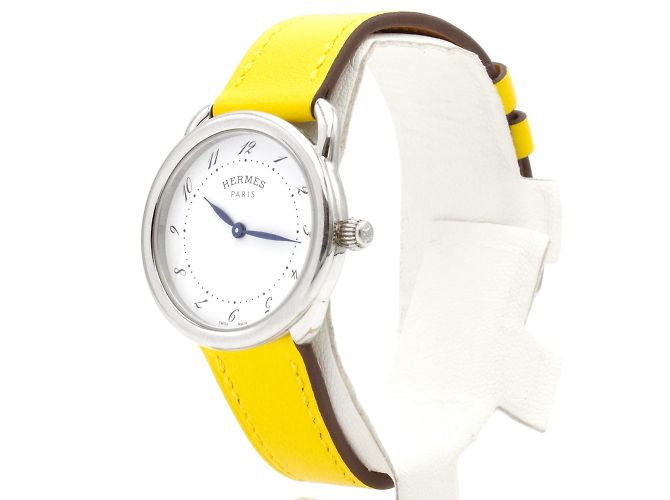 Magnífica relógio Arceau da Hermès (modelo AR5.210). Prata - vista 3