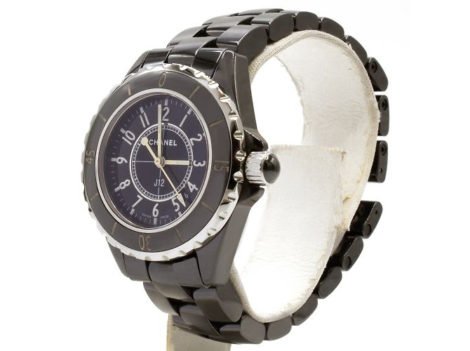 Chanel J12 Uhr aus schwarzer Keramik - Ansicht 2