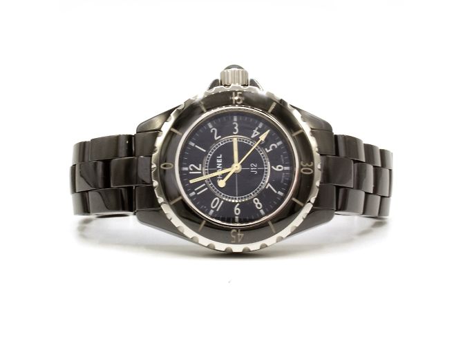 Chanel J12 Uhr aus schwarzer Keramik - Ansicht 3