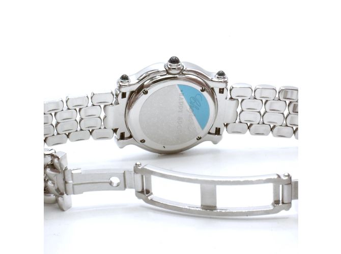 Chopard Happy Sport Uhr aus Stahl. Silber - Ansicht 4
