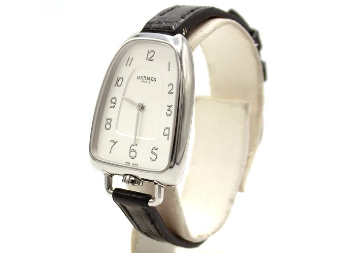 Hermès Galop Uhr (GA1.210) Silber - Ansicht 4