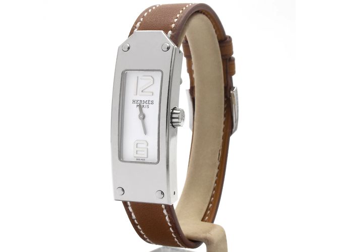 Hermès Uhr Modell Kelly II. Silber - Ansicht 2