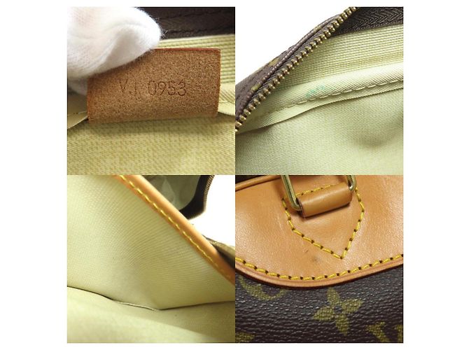 Borsa Tote Deauville Monogram Louis Vuitton Monogramma - vista 7