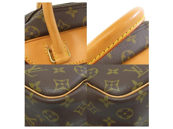 Borsa Tote Deauville Monogram Louis Vuitton Monogramma - vista 9