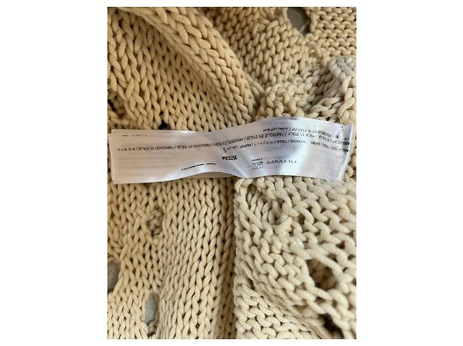 Vestido Twin Set de algodón blanco y beige - vista 14