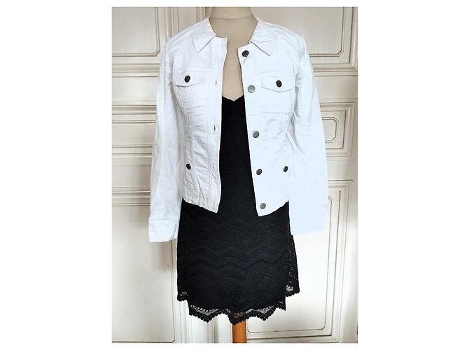 Chaqueta Christian Lacroix Preppy de algodón blanca Blanco - vista 10
