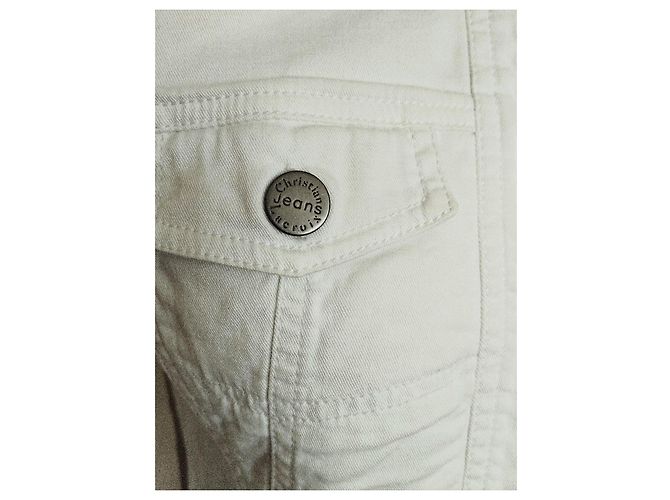 Chaqueta Christian Lacroix Preppy de algodón blanca Blanco - vista 14