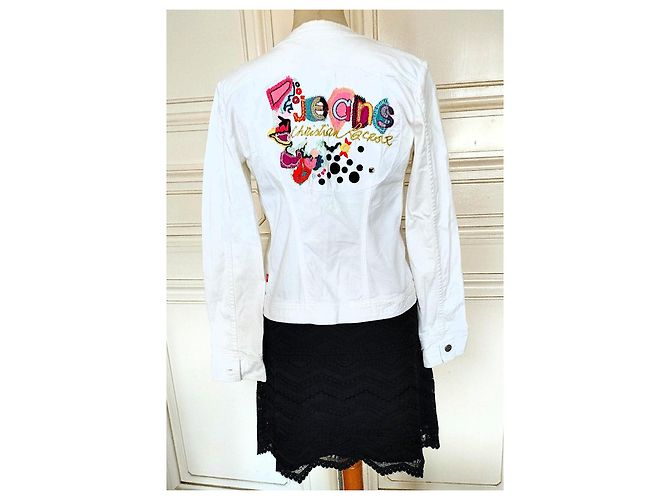 Chaqueta Christian Lacroix Preppy de algodón blanca Blanco - vista 16