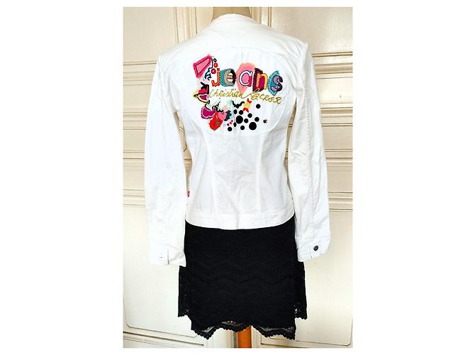 Chaqueta Christian Lacroix Preppy de algodón blanca Blanco - vista 19