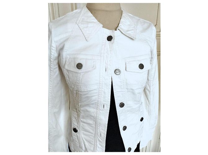 Chaqueta Christian Lacroix Preppy de algodón blanca Blanco - vista 20