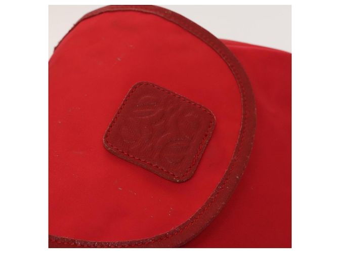Zaino LOEWE in nylon rosso oro Auth 127904 D'oro - vista 18
