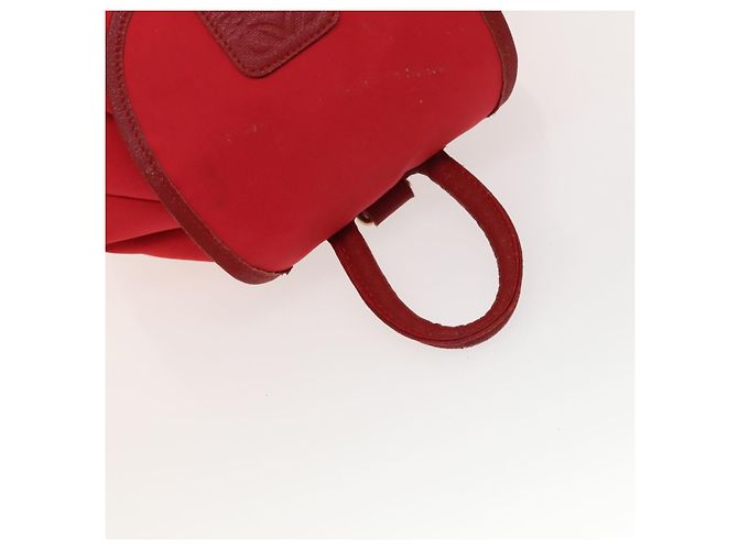 Zaino LOEWE in nylon rosso oro Auth 127904 D'oro - vista 6