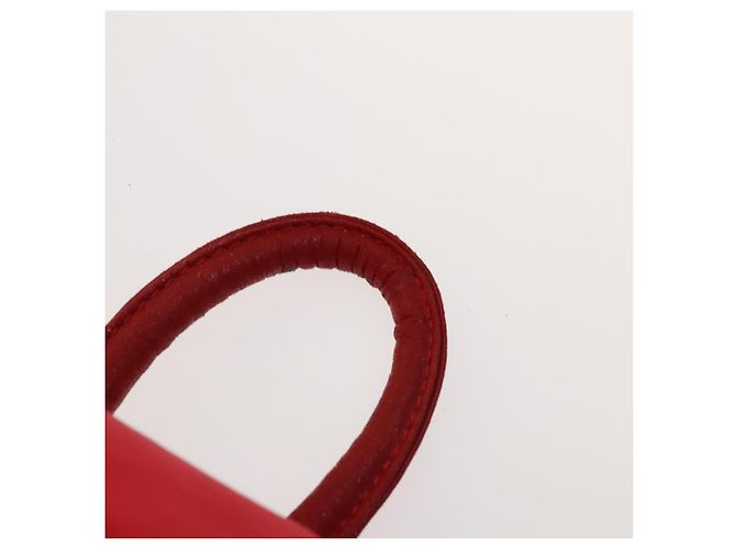 Zaino LOEWE in nylon rosso oro Auth 127904 D'oro - vista 8