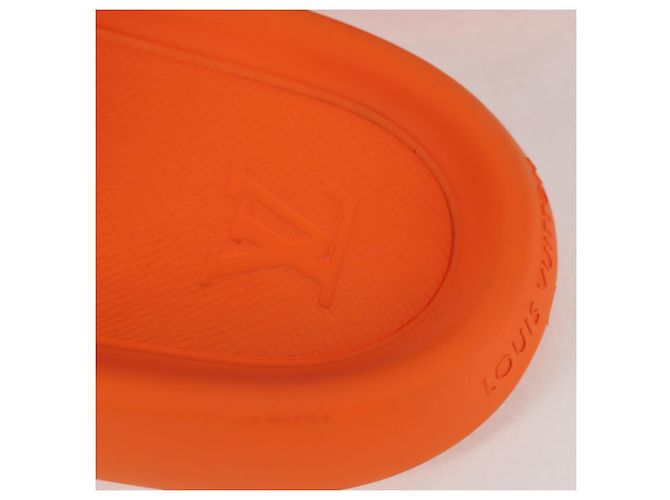 Sandali in gomma Waterfront Line LOUIS VUITTON Arancione MN0232 LV Auth 128838M - vista 10