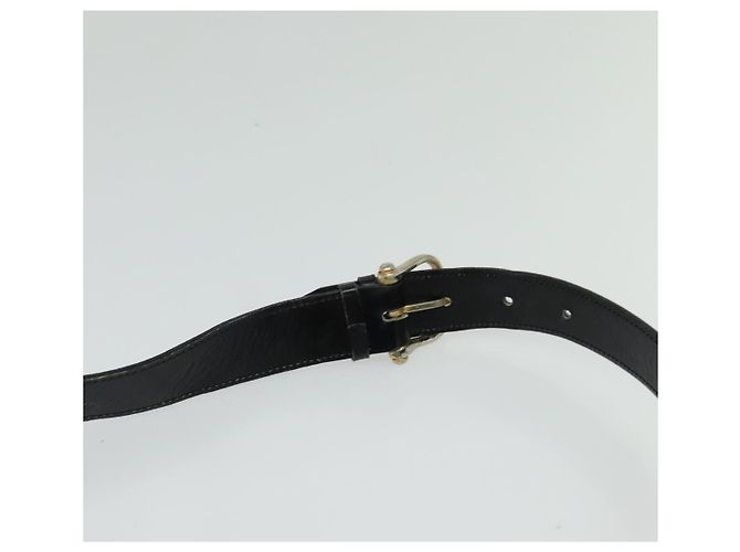 Céline Sulky Schultertasche aus Leder Schwarz Gold Auth BA3771 Golden - Ansicht 8