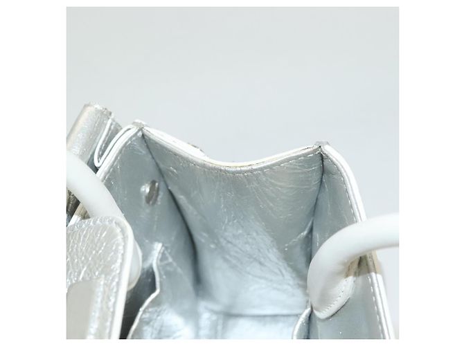 Ever Mini Handtasche aus Leder 2 in 1 Silber Auth bs27633 Christian Dior - Ansicht 17