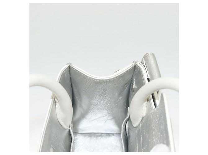 Ever Mini Handtasche aus Leder 2 in 1 Silber Auth bs27633 Christian Dior - Ansicht 18