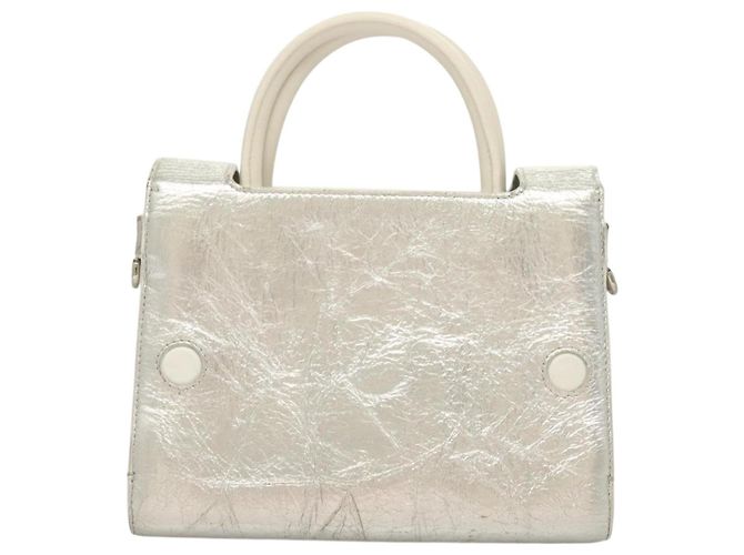 Ever Mini Handtasche aus Leder 2 in 1 Silber Auth bs27633 Christian Dior - Ansicht 2