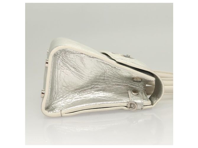 Ever Mini Handtasche aus Leder 2 in 1 Silber Auth bs27633 Christian Dior - Ansicht 3