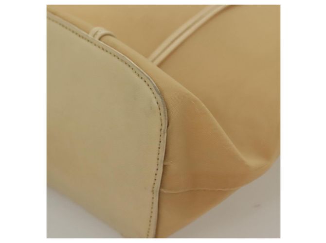PRADA Borsa a mano in nylon beige Auth 128335 - vista 15