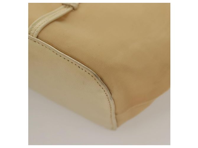 PRADA Borsa a mano in nylon beige Auth 128335 - vista 17