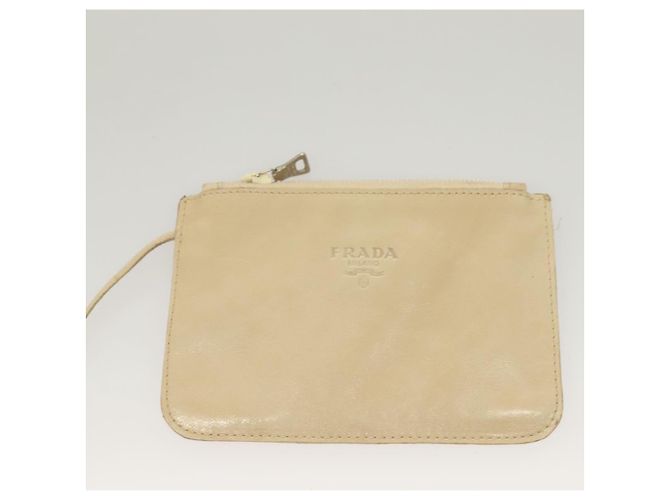 PRADA Borsa a mano in nylon beige Auth 128335 - vista 20